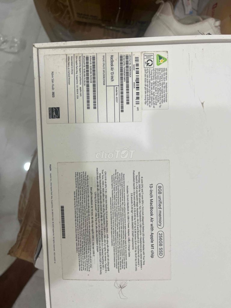 Apple MacBook Air M1 8GB/256GB Như mới. Mua bán Laptop tại Thành phố Biên Hòa Đồng Nai được đăng bởi xin một lần feed hình 1
