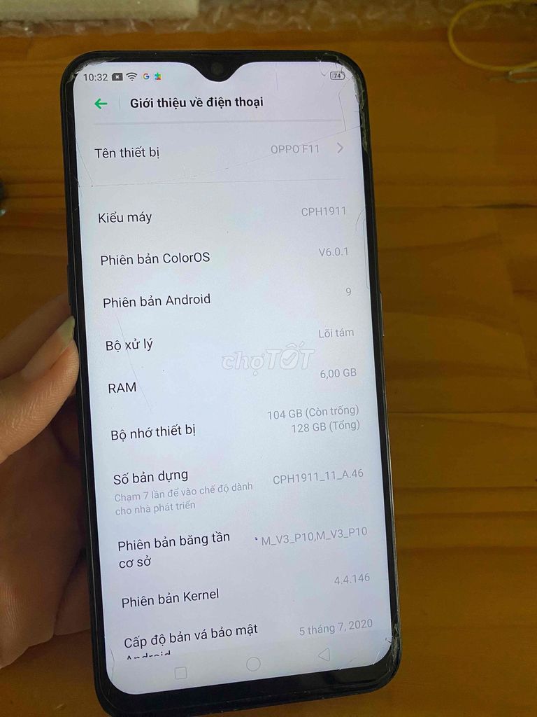 oppo F11 6/128g có vân tay. Mua bán Điện thoại tại Huyện Củ Chi Tp Hồ Chí Minh được đăng bởi Linh hình 1