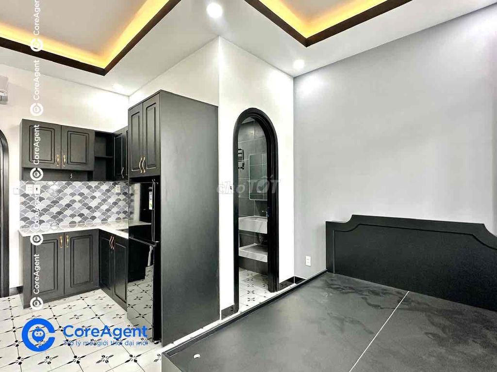 CĂN HỘ STUDIO mới 100% FULL NT sát KHU TÊN LỬA - thang máy - ở liền