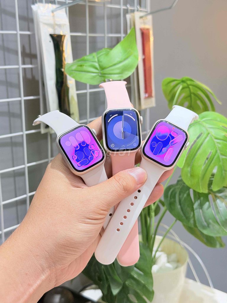 Apple Watch Series 7 41mm Nhôm Starlight Like new. Mua bán Thiết bị đeo thông minh tại Quận Hoàng Mai Hà Nội được đăng bởi VN WATCH  hình 1
