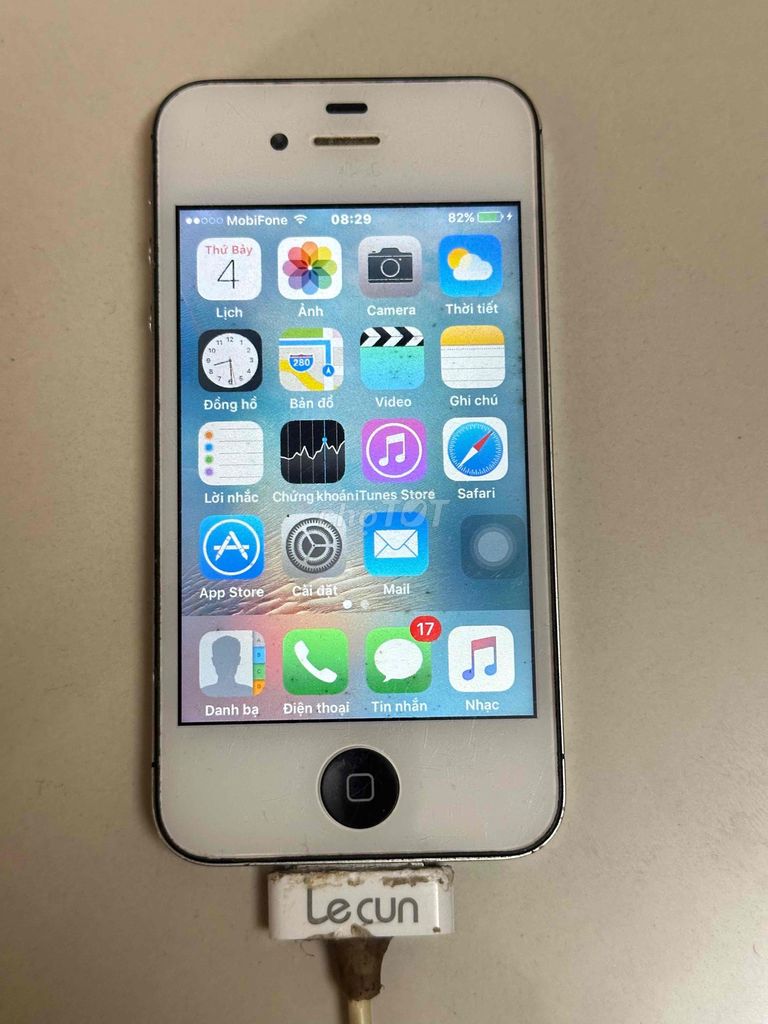 Apple iPhone 4S 16GB Trắng. Mua bán Điện thoại tại Quận Hải Châu Đà Nẵng được đăng bởi Sạc laptop các Hãng hình 1