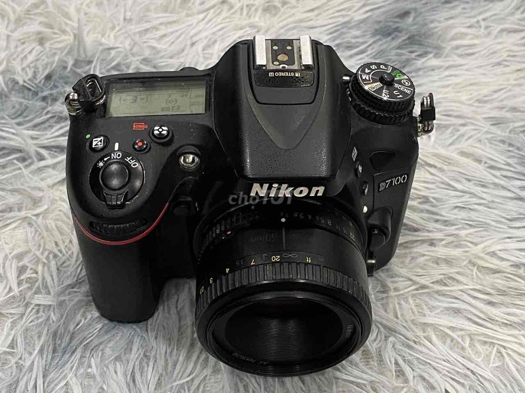 Máy ảnh Nikon D7100 DSLR Đen kèm lens 50mm. Mua bán Máy ảnh, Máy quay tại Quận 5 Tp Hồ Chí Minh được đăng bởi Phan Thế Phong  hình 1