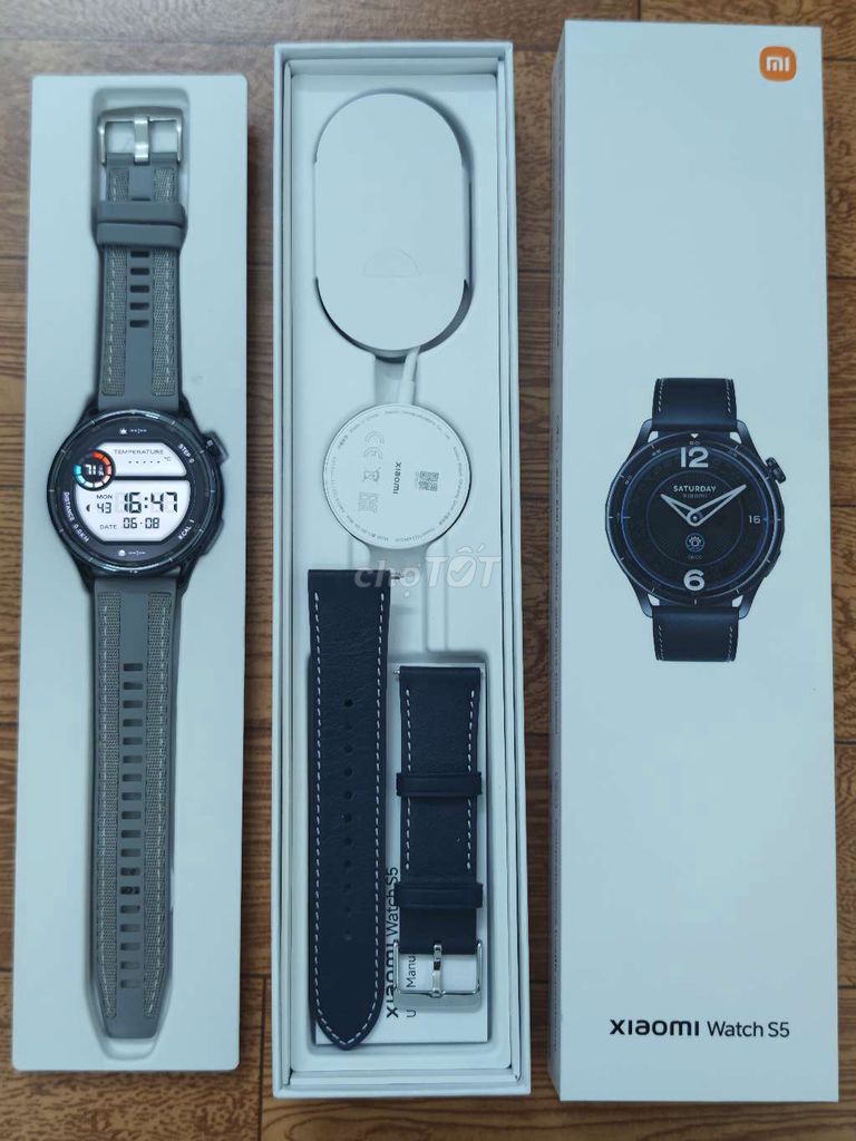 Xiaomi Watch S5 Gốm Dây da Xám. Mua bán Thiết bị đeo thông minh tại Quận 5 Tp Hồ Chí Minh được đăng bởi Hoàng Tuấn Phương hình 1
