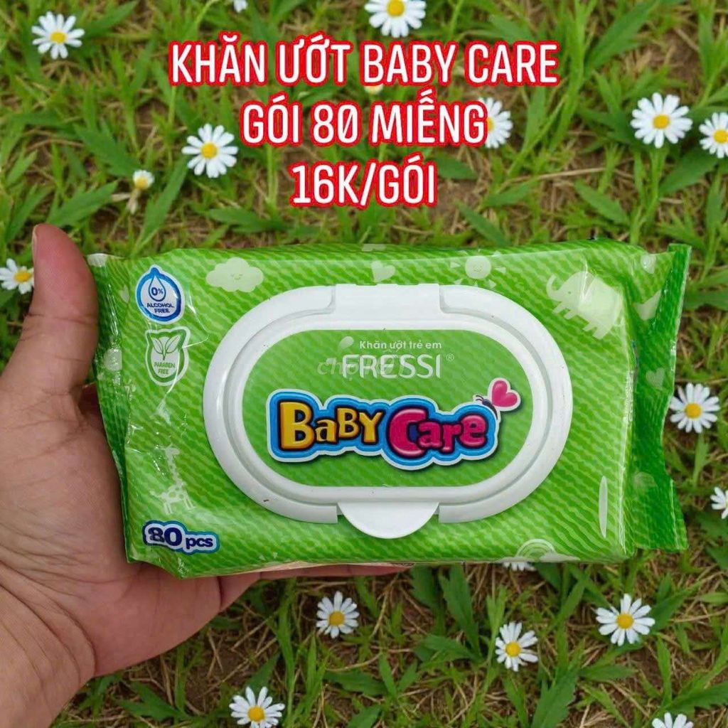 Khăn ướt Baby Care Fressi 80 miếng. Mua bán Mẹ và bé tại Quận Ninh Kiều Cần Thơ được đăng bởi Lê Trọng Khôi hình 1