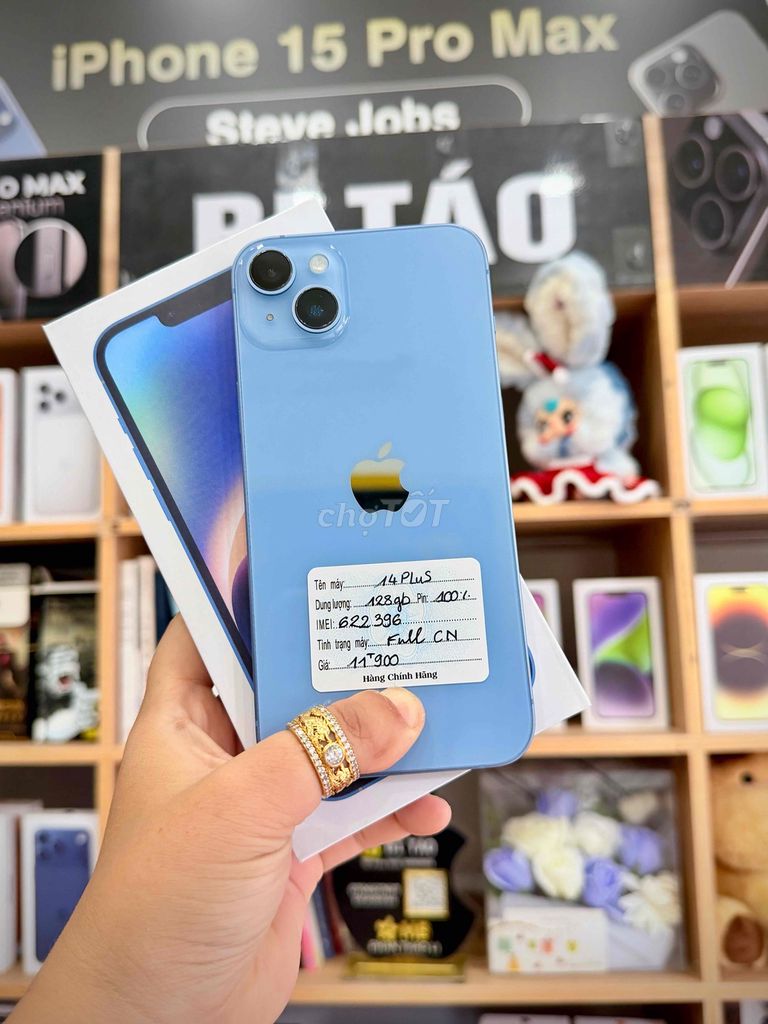Apple iPhone 14 Plus 128GB (Có Khe Sim). Mua bán Điện thoại tại Thành phố Long Xuyên An Giang được đăng bởi Bi Táo Store hình 1