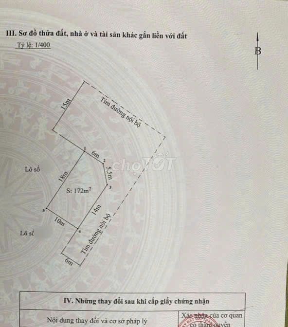 Lô góc mặt đường 30m Đất tái định cư tại Đằng Hải (B384)