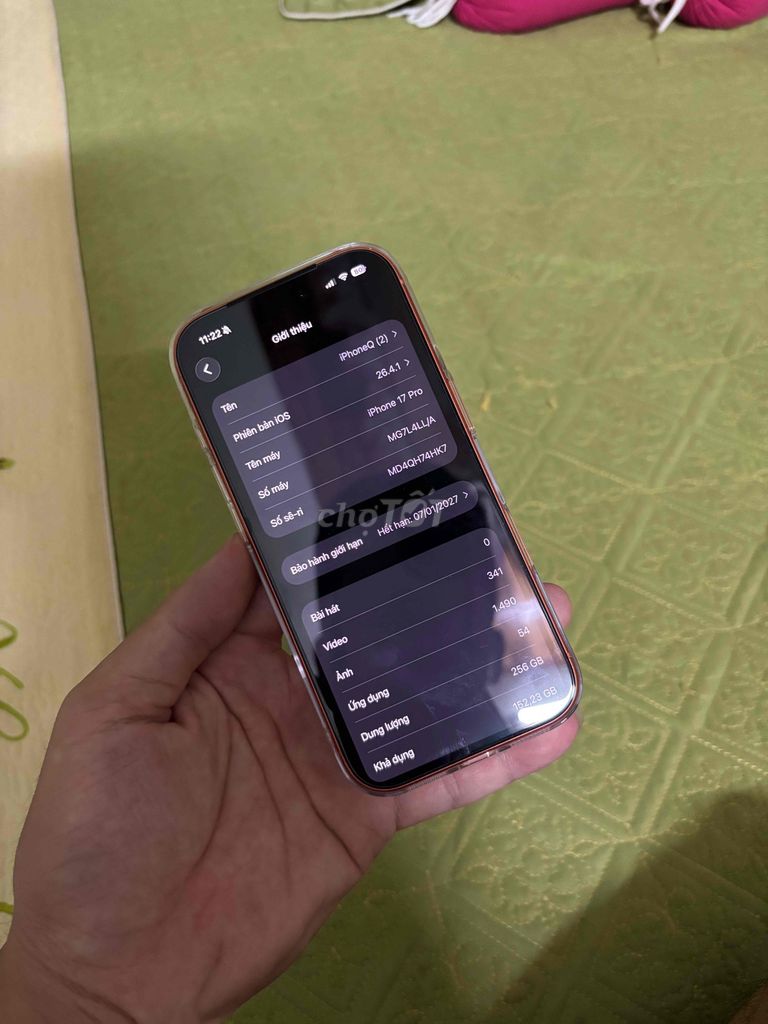 iPhone 17 Pro 256GB Cam 99%. Mua bán Điện thoại tại Thành phố Buôn Ma Thuột Đắk Lắk được đăng bởi Quảng Phạm Mua Iphone Lock HCM hình 1