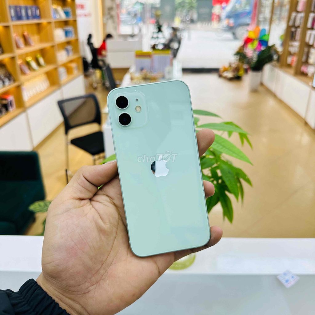 🍎iPhone 12 64GB Green hình thức 98,5% P100👇