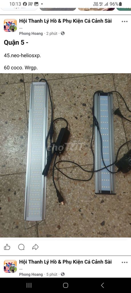 Đèn LED neo-heliosxp 45cm Bạc. Mua bán Đèn tại Quận 5 Tp Hồ Chí Minh được đăng bởi Hoang phong hình 1