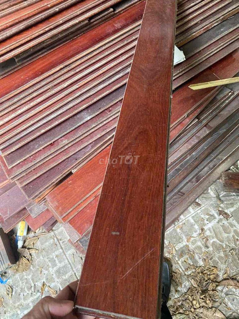 Sàn gỗ căm xe 90x1050 mm đã dùng. Mua bán Nội thất, đồ gia dụng khác tại Quận Gò Vấp Tp Hồ Chí Minh được đăng bởi Thanh Huyền hình 1
