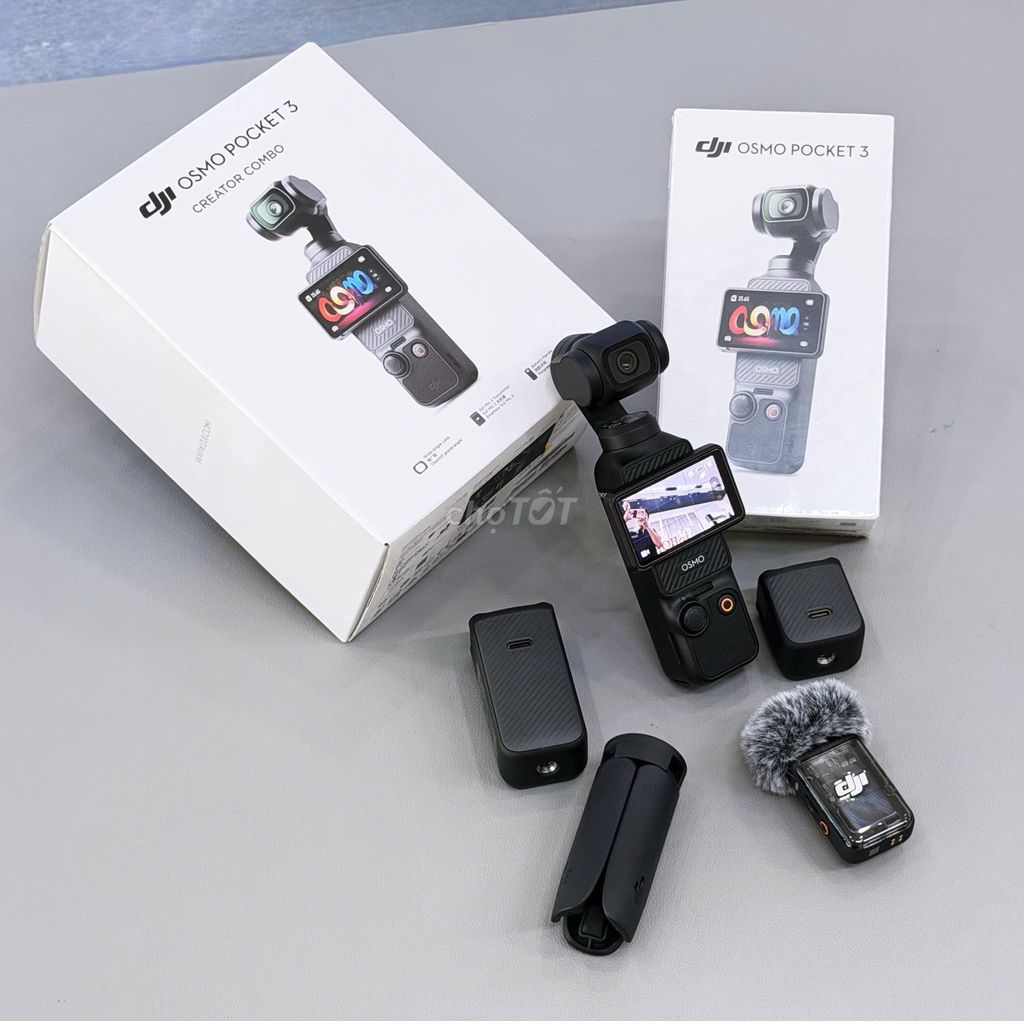 Máy quay phim DJI Osmo Pocket 3 Combo Đen. Mua bán Máy ảnh, Máy quay tại Quận Thanh Khê Đà Nẵng được đăng bởi Thiện Lê TShop 16 Lê Đình Lý hình 1
