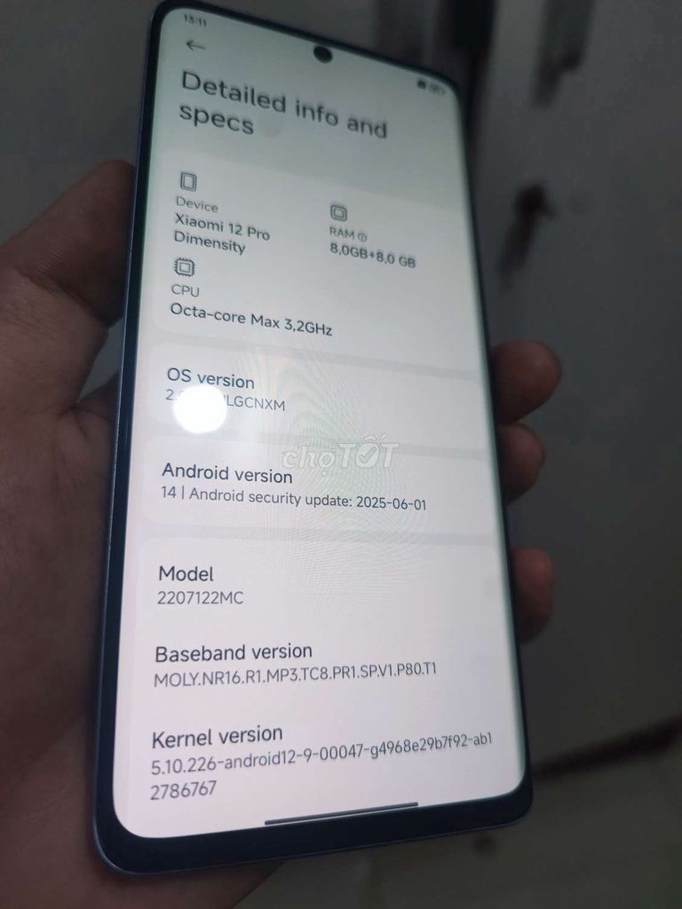 Xiaomi 12 Pro 8GB Xanh nhạt. Mua bán Điện thoại tại Quận Hoàng Mai Hà Nội được đăng bởi Huy hình 1