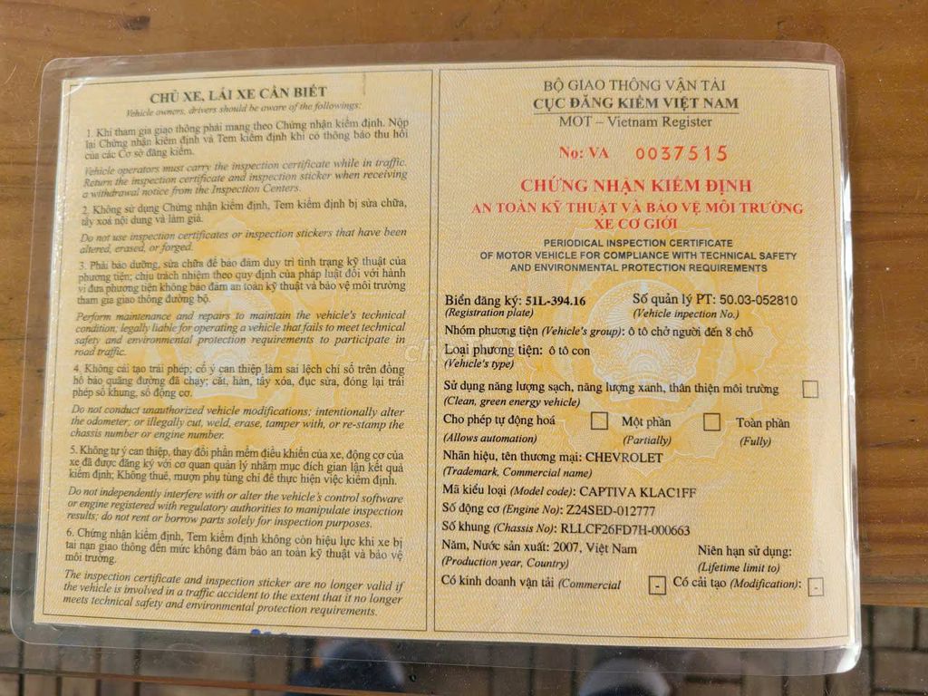 CHEVROLET CAPTIVA LT SỐ SÀN 7 CHỖ MÁY SỐ NGON. Mua bán Ô tô tại Quận Tân Phú Tp Hồ Chí Minh được đăng bởi Ô Tô An Khang Thịnh  hình 2