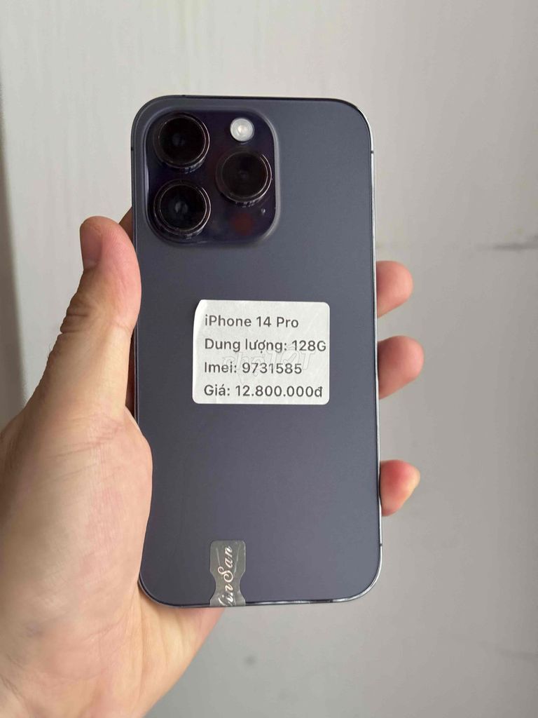 iPhone 14 Pro 128GB Tím máy đẹp keng zin. Mua bán Điện thoại tại Thành phố Buôn Ma Thuột Đắk Lắk được đăng bởi Nguyễn Hoàng hình 1