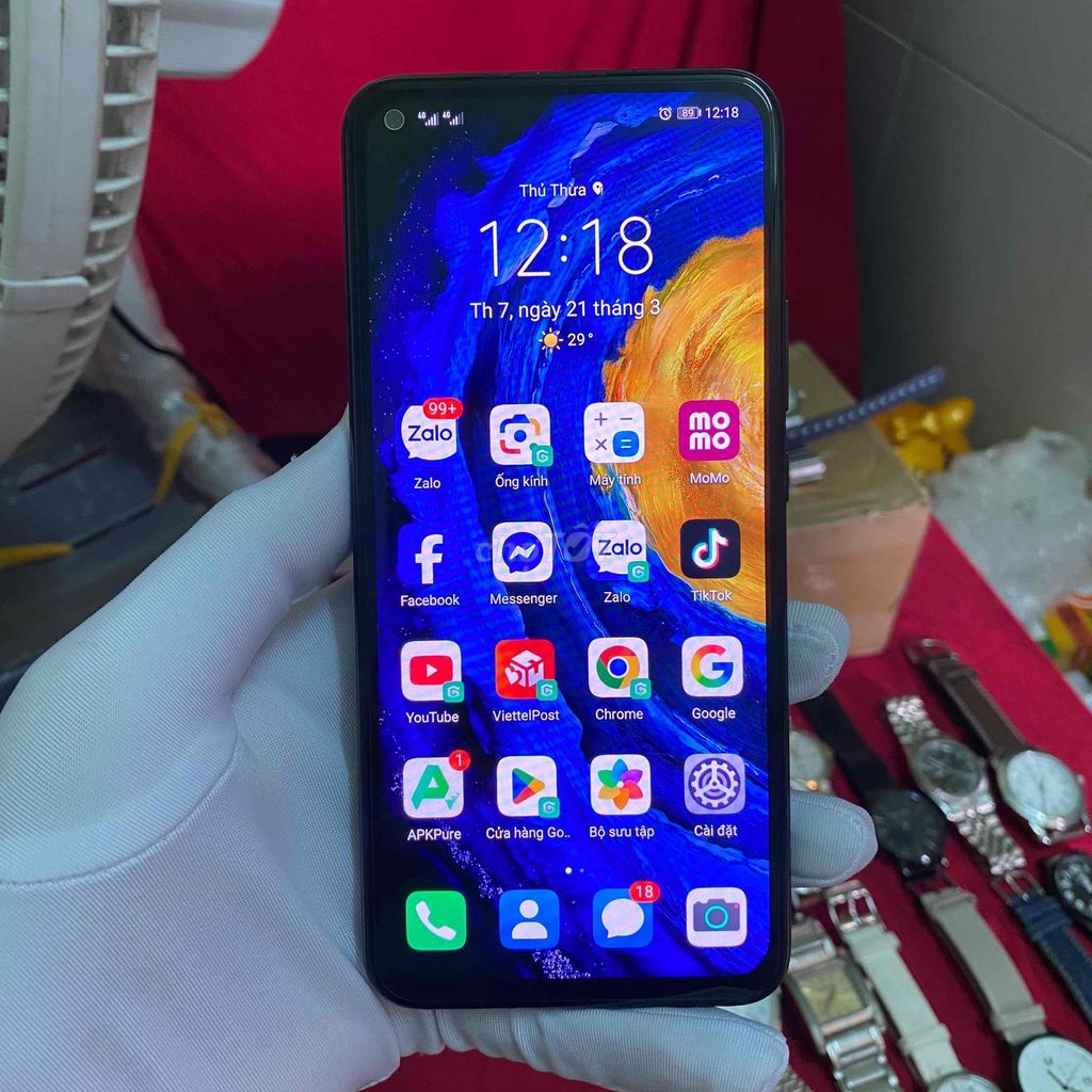 Huawei Nova 7 5G 256GB Đen zin đẹp. Mua bán Điện thoại tại Huyện Thủ Thừa Long An được đăng bởi MINH PHAT hình 1