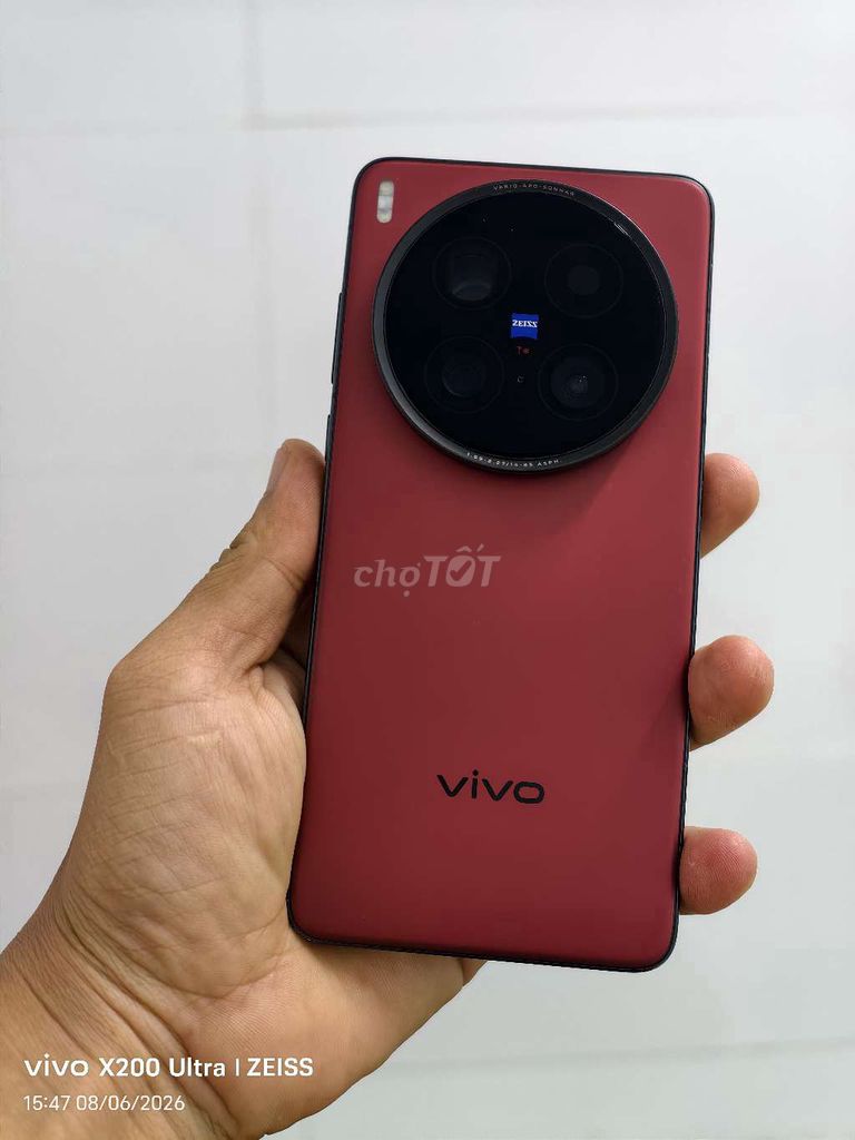 Vivo X200 Ultra Đỏ 16/512GB. Mua bán Điện thoại tại Thành phố Bến Tre Bến Tre được đăng bởi Lê Trường hình 1