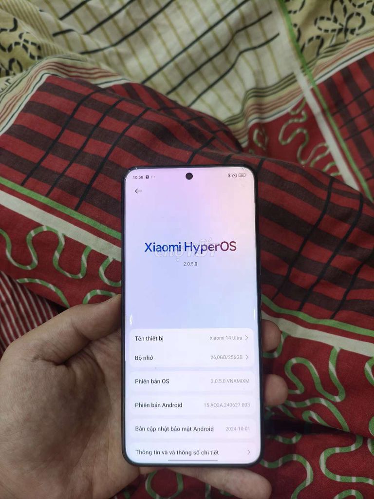 Xiaomi 14 Ultra up rom qte cần bán hoặc gl. Mua bán Điện thoại tại Quận Hoàng Mai Hà Nội được đăng bởi Jacking Son hình 1