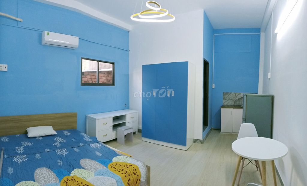 Căn hộ 30m2, full tiện nghi nội thất đẹp, Hẻm xe hơi, free xe giặt sấy