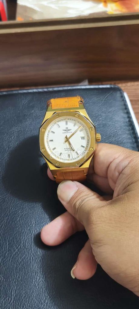 Đồng hồ SRWATCH Vàng Dây da. Mua bán Đồng hồ tại Huyện Việt Yên Bắc Giang được đăng bởi vũ mạnh tiệp hình 1