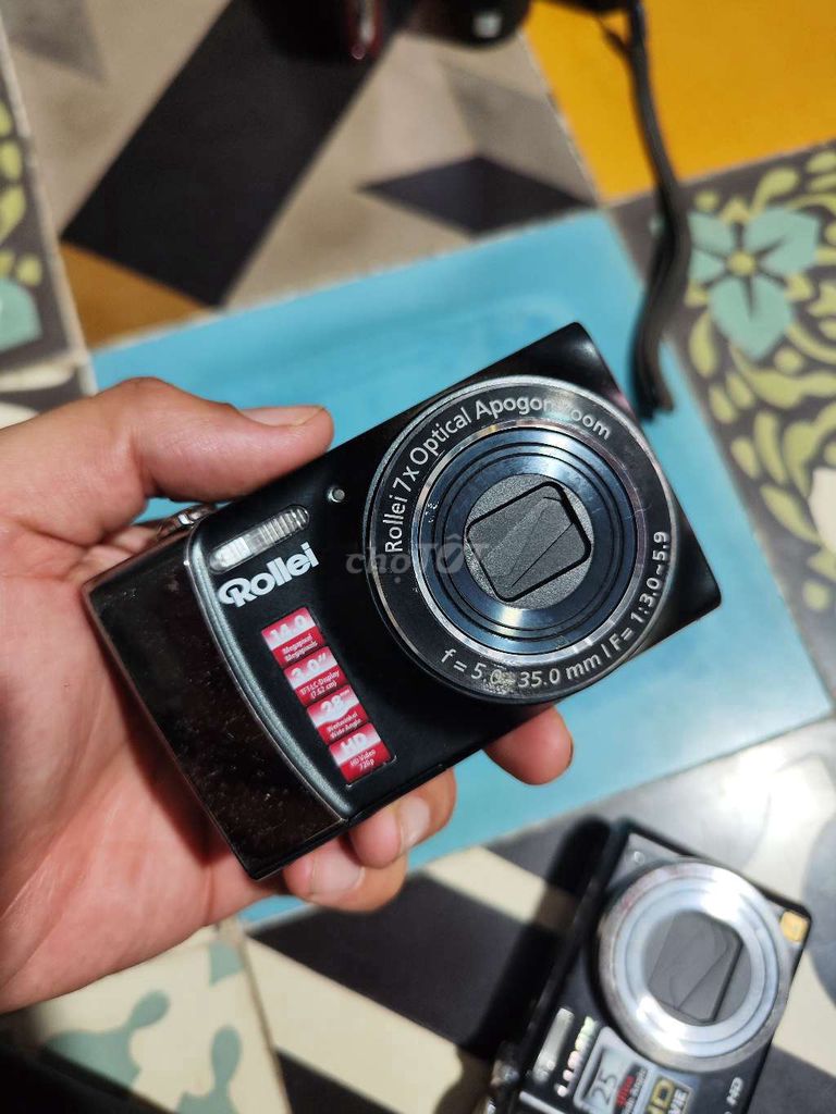 Máy ảnh Rollei Đen. Mua bán Máy ảnh, Máy quay tại Thành phố Thủ Đức Tp Hồ Chí Minh được đăng bởi Phú Quý hình 1