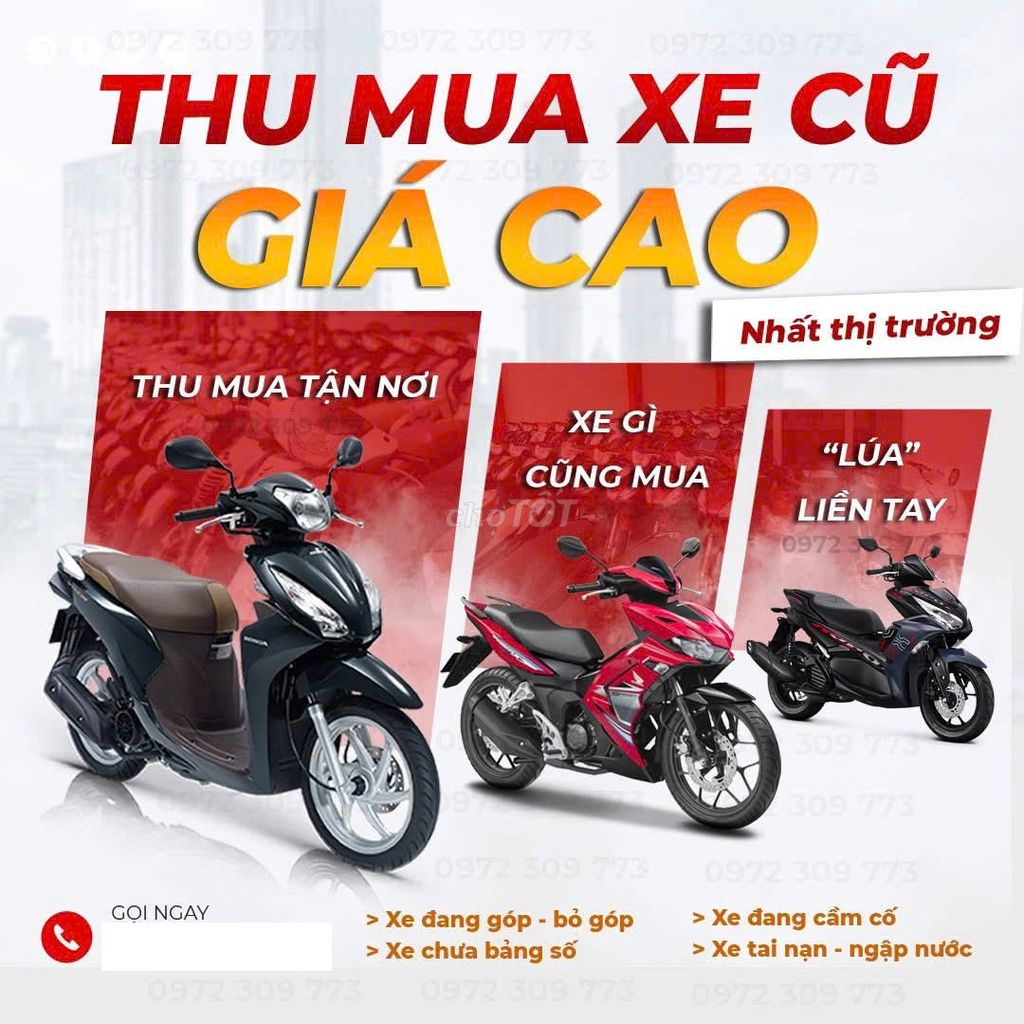 EM MUA XE MÁY CŨ 24/14, XE NÀO CŨNG MUA, TẬN NHÀ. Mua bán Xe máy tại Thành phố Thủ Đức Tp Hồ Chí Minh được đăng bởi MUAXEMÁYCŨ hình 3