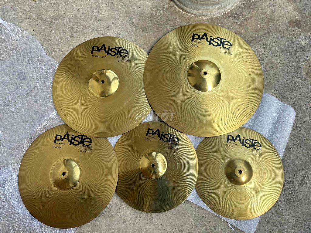 Chũm chọe Paiste PST101 Vàng đồng. Mua bán Nhạc cụ tại Huyện Hải Hậu Nam Định được đăng bởi Nguyễn Hội hình 1