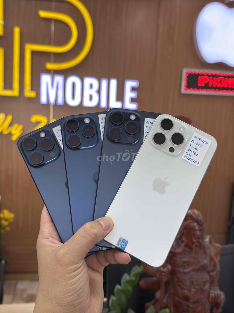 iphone 15promax 256G pin 9x to ngoại hình đẹp 99 b