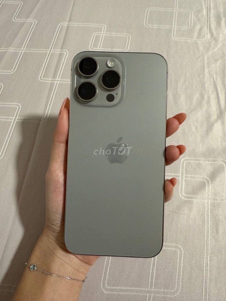 iPhone 15 Pro 128 Titan tự nhiên Fullbox đẹp 99%. Mua bán Điện thoại tại Quận Bình Thạnh Tp Hồ Chí Minh được đăng bởi Ngọc Lan hình 1