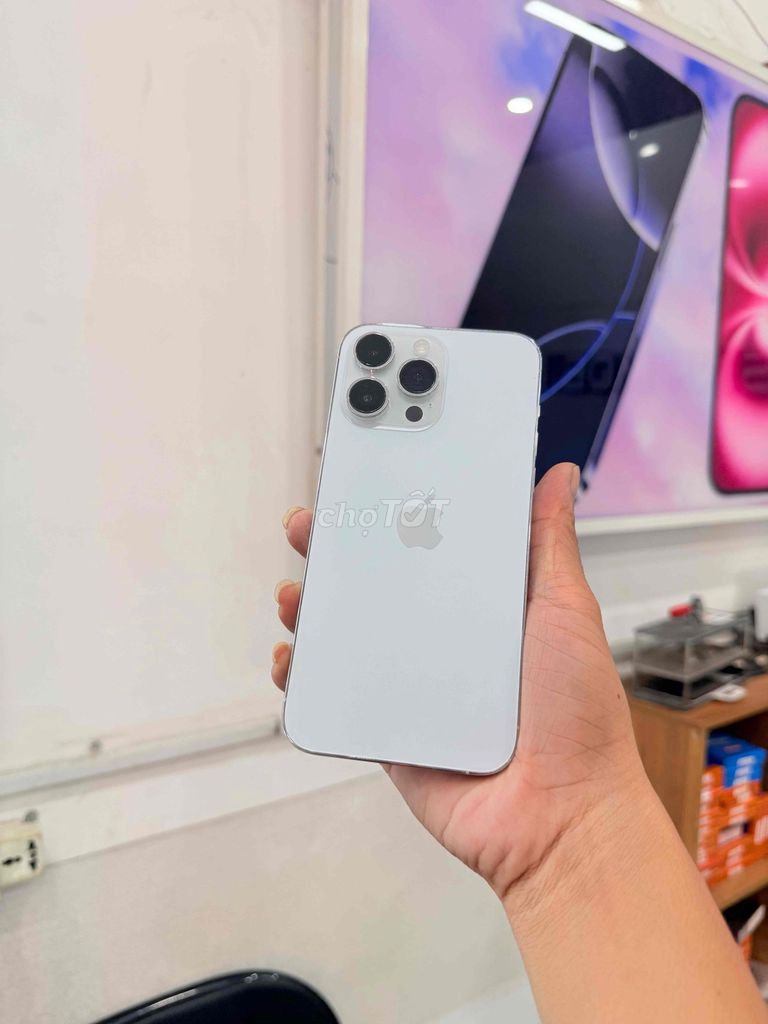 Apple iPhone 14 Pro Max 128GB Trắng Đã sử dụng. Mua bán Điện thoại tại Thành phố Dĩ An Bình Dương được đăng bởi Long Tuấn Store hình 1
