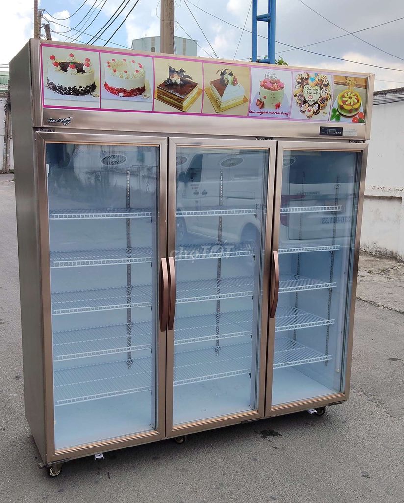 mới 95%Tủ mát 3 cánh Bạc đã sử dụng. Mua bán Tủ lạnh tại Thành phố Dĩ An Bình Dương được đăng bởi DUY ANH hình 1