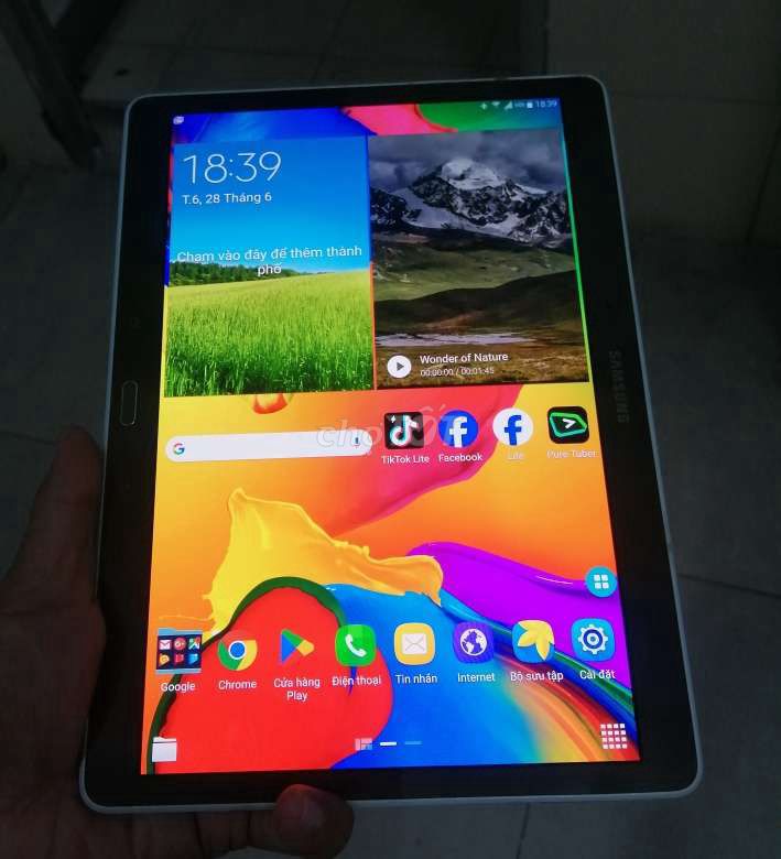 Samsung tab s ram3gb/16  10.1 màn hình đẹp ko ám ố