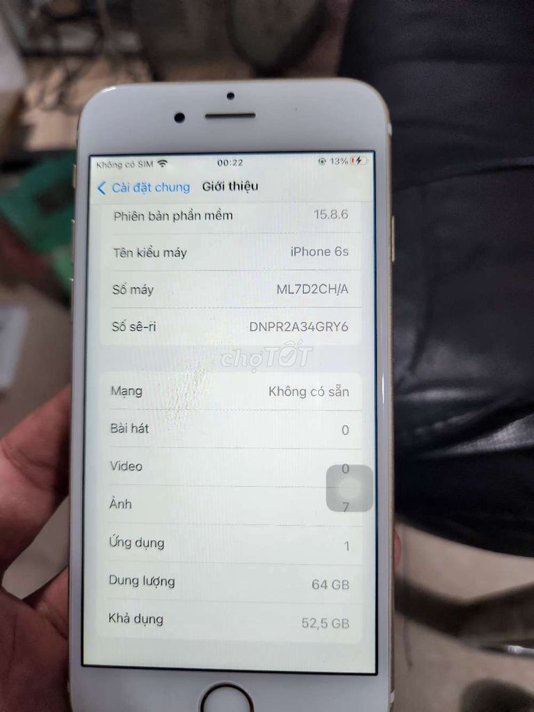 Apple iPhone 6s 64GB Vàng Quốc tế. Mua bán Điện thoại tại Quận Long Biên Hà Nội được đăng bởi Thành  hình 1