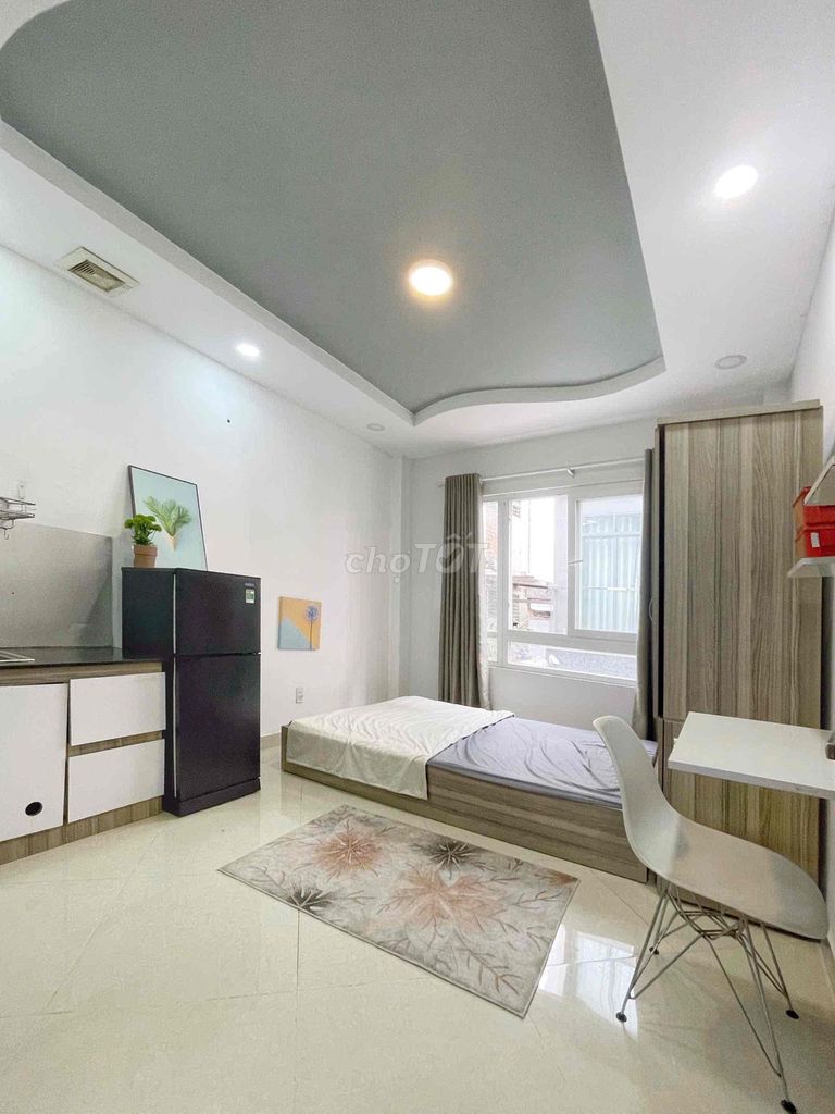 CHO THUÊ STUDIO FULL NỘI THẤT RỘNG 25m2 GẦN VĂN LANG CƠ SỞ 3