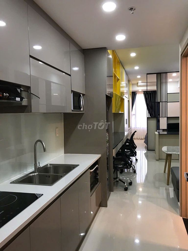 Cho thuê Văn Phòng Officetel toà River Gate Q4 DT 40m2 Full nội thất