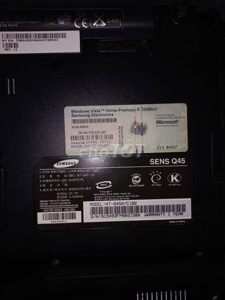 Laptop Samsung Q45. Mua bán Laptop tại Quận Gò Vấp Tp Hồ Chí Minh được đăng bởi Hội Đồ Điện Tử hình 1