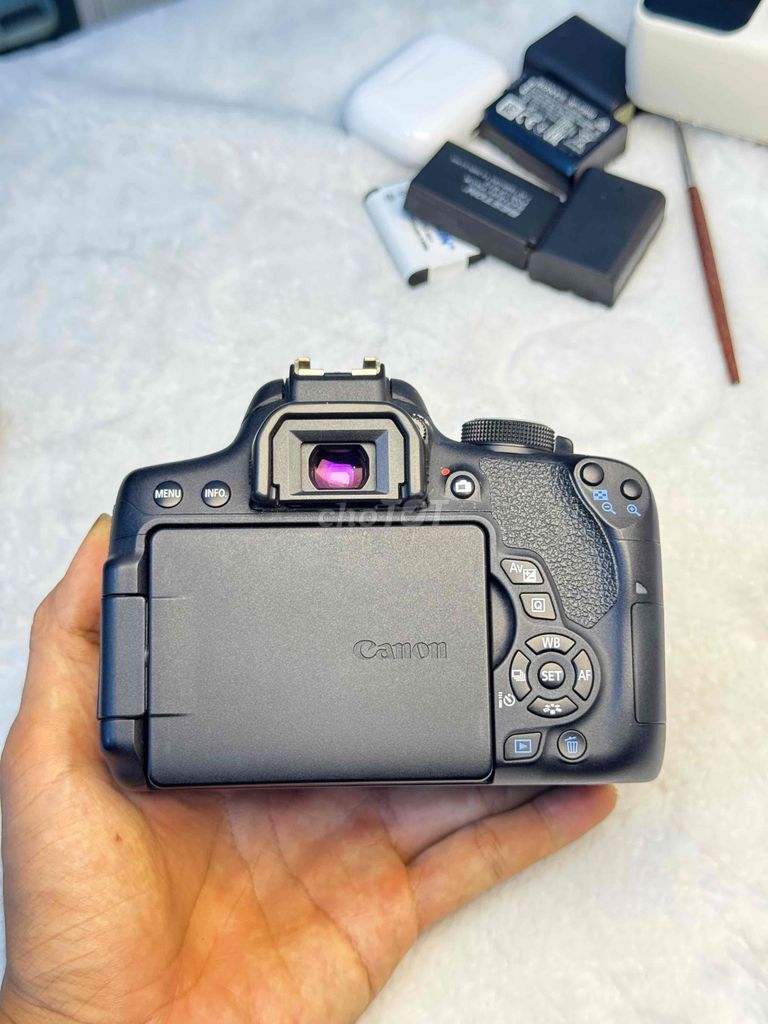 Máy ảnh Canon 750D Đen. Mua bán Máy ảnh, Máy quay tại Quận 3 Tp Hồ Chí Minh được đăng bởi Phạm Chương hình 1
