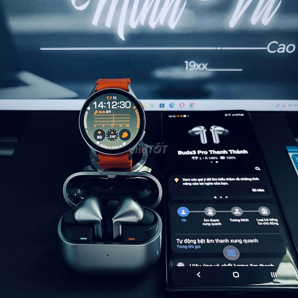 Samsung Watch 7 GPS 44mm Cam. Mua bán Thiết bị đeo thông minh tại Quận Gò Vấp Tp Hồ Chí Minh được đăng bởi AnVũ02 hình 1