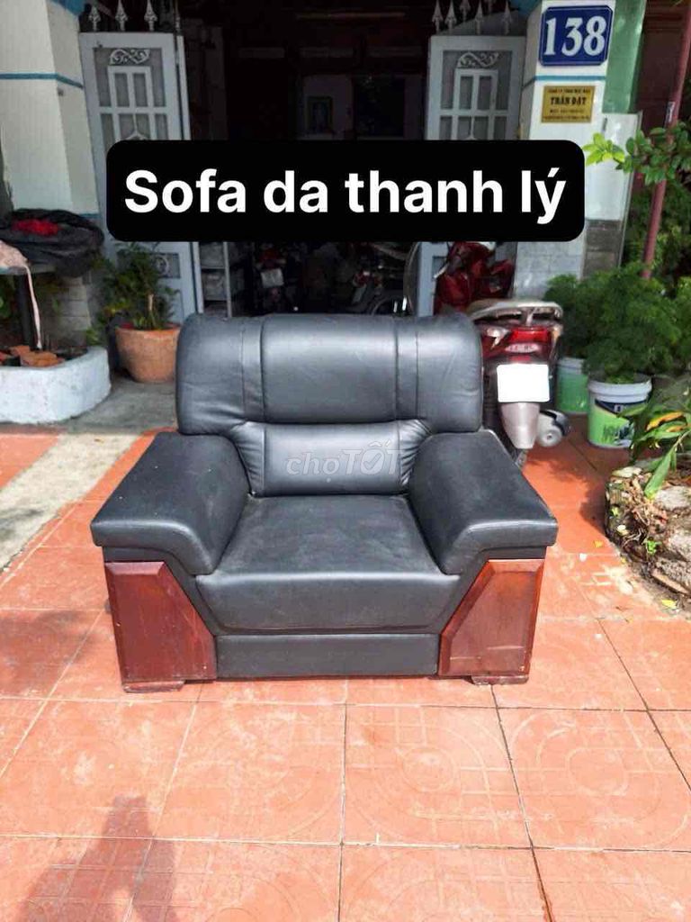 sofa . sofa đơn . sofa da