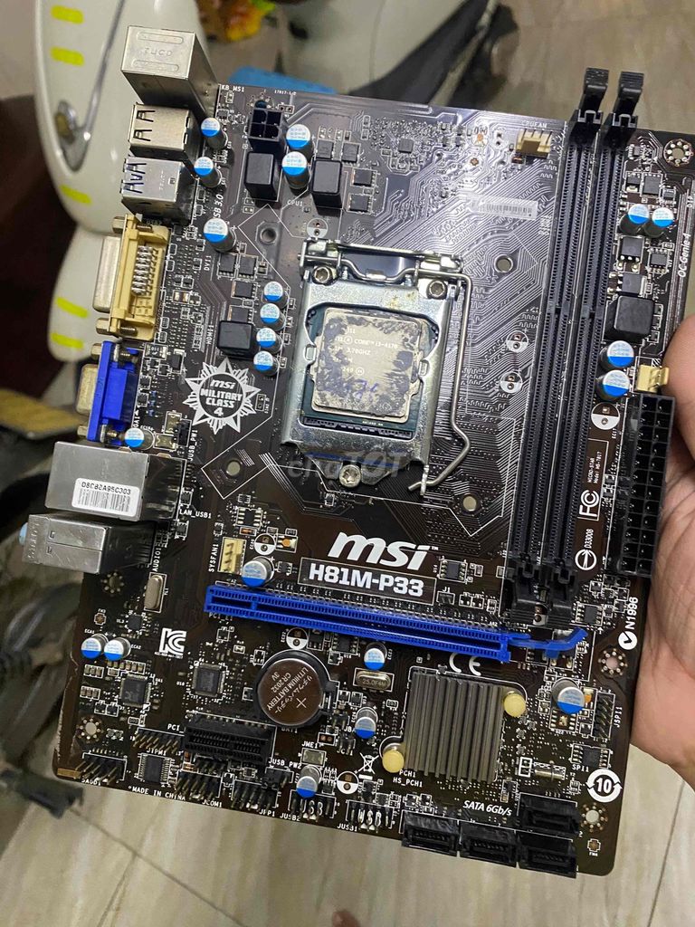 Combo I3 4170 + Main MSI H81. Mua bán Linh kiện (RAM, Card...) tại Huyện Định Quán Đồng Nai được đăng bởi Tuyết Văn Hậu hình 1