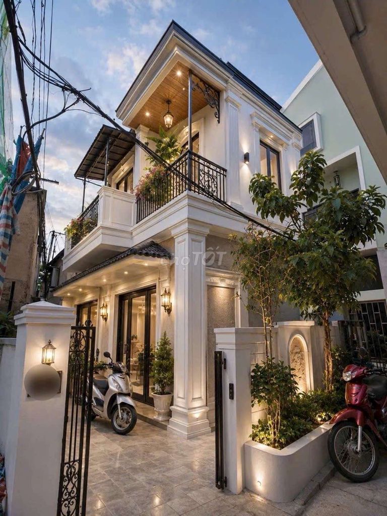 NHÀ 2 TẦNG 27m2 GẦN PHAN VĂN TRỊ, CĂN GÓC 3 MẶT HẺM THOÁNG