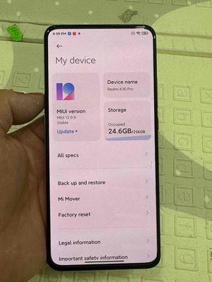 Redmi K30Pro, bản 8/256, Trắng. Mua bán Điện thoại tại Quận Hoàng Mai Hà Nội được đăng bởi Yến Trang