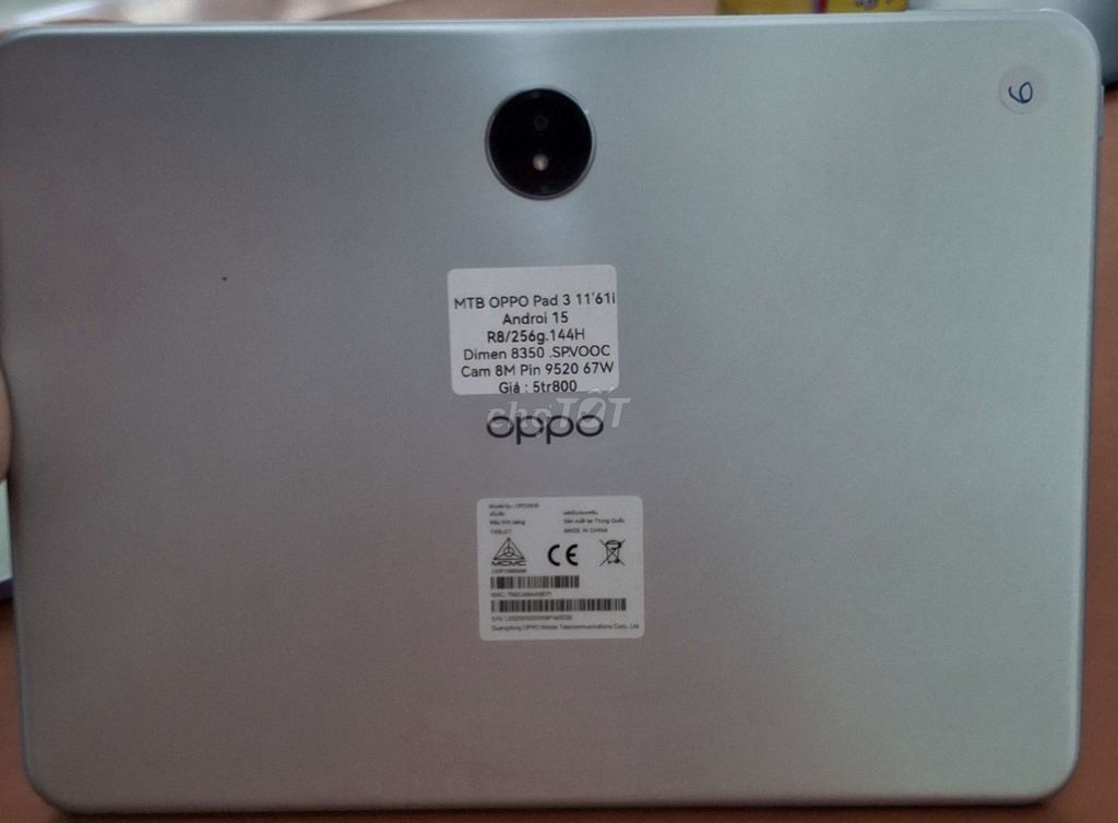 OPPO Pad 3 11.61 inch 8GB/256GB. Mua bán Máy tính bảng tại Thành phố Thủ Dầu Một Bình Dương được đăng bởi TTMobileBD hình 1
