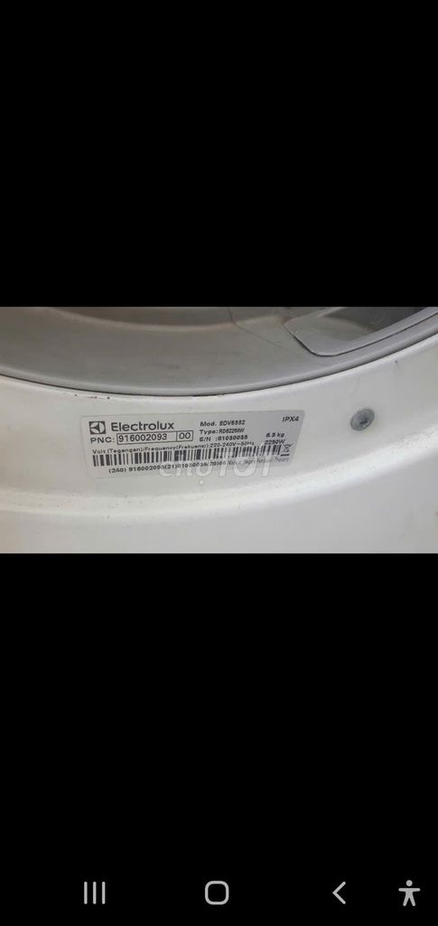 máy sấy electrolux 6.5kg dùng tốt hàng thái