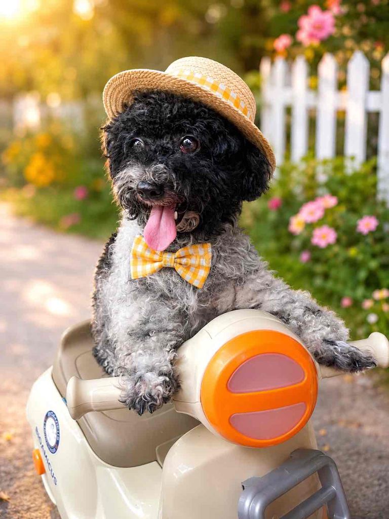 Chó Poodle cái màu Đen, xám 1 năm. Mua bán Chó tại Thành phố Biên Hòa Đồng Nai được đăng bởi Thảo Trang hình 1