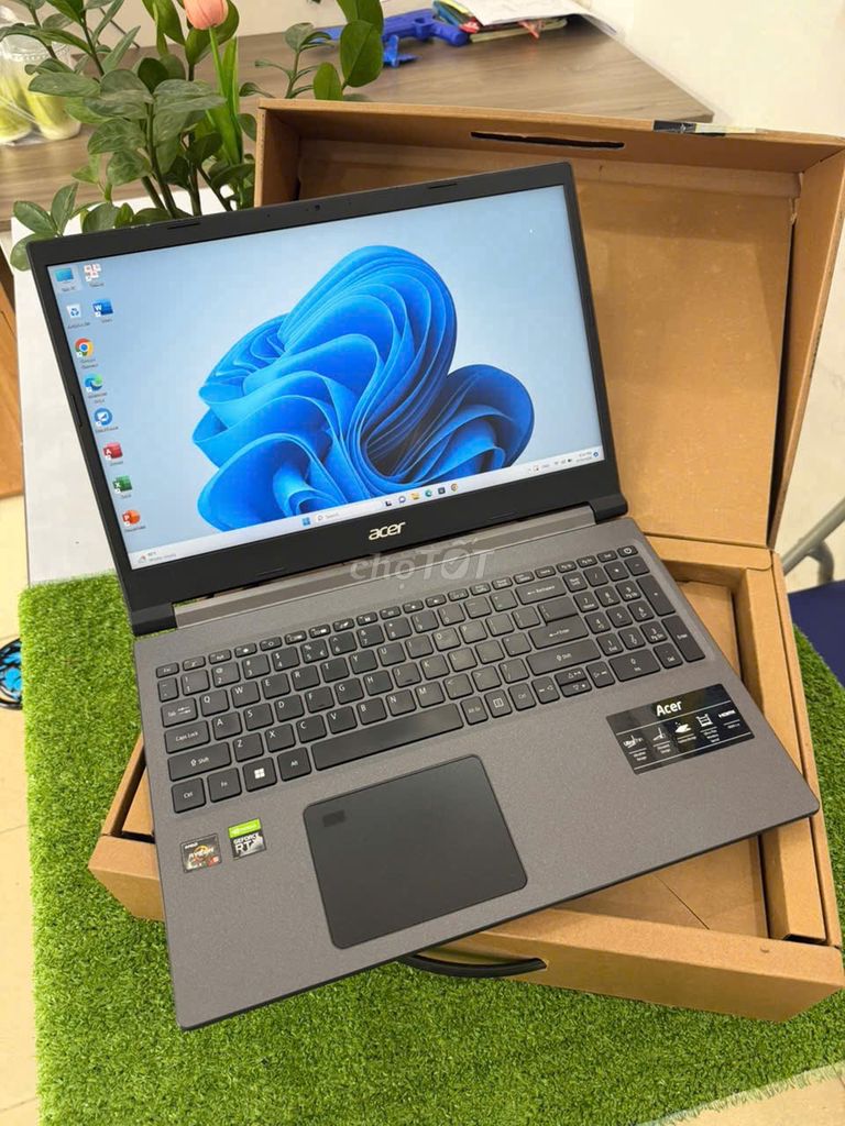 Aspire A715|Ryzen5-5625U|8Gb|256GB|RTX 3050|15.6". Mua bán Laptop tại Quận Hà Đông Hà Nội được đăng bởi Đào Tiến Sơn hình 1