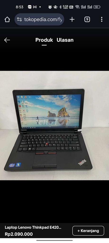 Lenovo ThinkPad Core i7/8GB/SSD giá 1.3 tỷ.