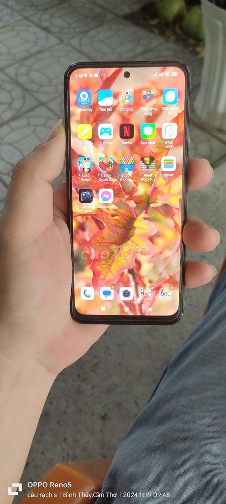 Redmi note 10.ram 6+2/128G nguyên zin.Màn zin đẹp