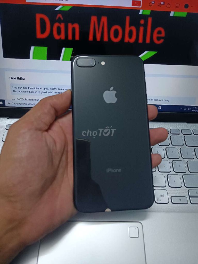 IPHONE 8 PLUS 256GB PIN 100 MÁY QUỐC TẾ FULL CN. Mua bán Điện thoại tại Quận Bình Thạnh Tp Hồ Chí Minh được đăng bởi Dân Mobile hình 1