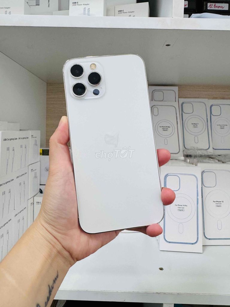 Apple iPhone 12 Pro Max 256GB Bạc. Mua bán Điện thoại tại Thành phố Long Xuyên An Giang được đăng bởi Khoa Knmobile An Giang hình 1