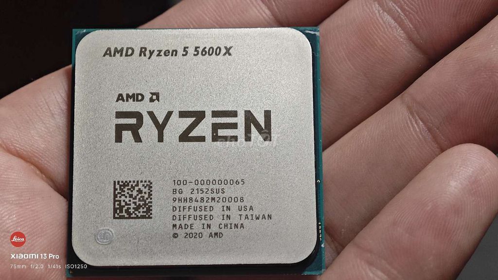 CPU AMD Ryzen 5 5600x(Fullbox,còn bảo hành 2028). Mua bán Linh kiện (RAM, Card...) tại Huyện Đô Lương Nghệ An được đăng bởi Thông hình 1